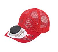 Fan Hat - Solar Powered Sun Visor, USB Rechargeable Cooling Headwear, Breathable UV Protection Cap | Wearable Outdoor Airflow System For Summer Camping Outdoor Sports Fishing Hiking Gardening Travel