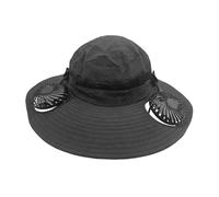 Fan Hat - | USB recargable Wide Brim Sun Hat With Cooling Fan, Outdoor Sunshade Visor Hatt For Men Dad, Breathable Fishing Camping Hiking Gardening Beach Travel Cooling Cap Summer Protection, 1