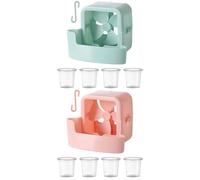 Fan Ice Attachment, Hangable Fan Cooler, 4.33x3.54in Electric Ice Holder, Efficient Cooling Design, Easy to Install and Use for Home, Terrace, or Workplace in Hot Weather