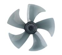 Fan Leaves Replacement, Household Fan Parts, ABS General 5 Leave Blowing Tool Replacement With Nut Cover For Workstation, Bedroom, Living Room, Efficient Cooling Solution, 34x34cm