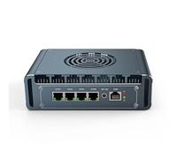 FAN Mini PC J6413 con 4 puertos LAN i226-V de 2.5Gbe, DDR4 1 M.2, 2 USB3.0, 2 USB2.0, ranura para tarjeta SIM, mini computadora de computadora compatible con WiFi de doble banda para la industria
