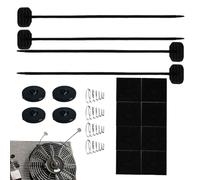 Fan Mounting Kit | Electric Radiator Fan Ties Straps Mounting Kit | F́an Push Through Radiator Tie Strap for Electric Cooling F̀an and Transmission Cooler