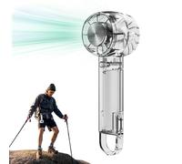 Fan portátil - Ventilador de maquillaje para el ventilador personal, recargable con la impresión | Cold, 3 velocidades, desde el chocolate de aire compacto de 2000 mAh suministrado por la batería a