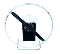 Fan Recargable del Holograma LED De La Sobremesa 3D Tamaño Pequeño con Batería De Alta Capacidad