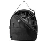 Fan Storage Bag, Outdoor Travel Carrier, Small Appliance Organizer, Front Zip Pocket Durabled Handle for Camping, Bathroom, Dorm, Travel Use, 11.81x5.12x10.04 Inches