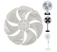 Fan Vane Replacement - 7 Leaves Blade | 29.5x29.5cm PP Component for Airflow, Pedestal Fan Accessory for Floor Table, Repair Part Wall Fanner, Cooling Replacement Bedroom Living Room