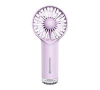 Fan With Mist - 3 Speeds Rechargeable Cooling Design, Portable Water Spray Refreshing Device, Water Spray Mister Fan, Handheld Electric Cooler | Personal Cooling Fans For Beach Travel Outdoors Makeup