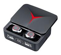 Fanadith Auriculares inalámbricos Bluetooth 5.3 con cancelación de ruido, 66 horas de reproducción, con funda de carga inalámbrica, impermeable, sonido HIFI, auriculares para deportes, correr,