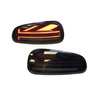 Fanal Trasero Derecho Para BMW Para MINI Para Cooper F54 Para Clubman 2015 2016 2017 2018 2019 2020 Par De Luces Freno LED Dinámicas Para Coche Advertencia De Seguridad(Smoked)