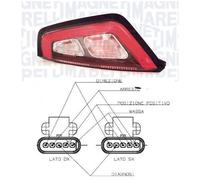 Fanale faro trasera derecha Fiat Punto evo 2009 al marco negra