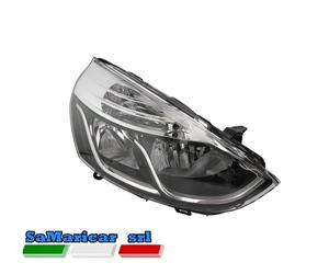 FANALE PROIETTORE LADO DERECHO MM, Marcos CROMADOS, Para RENAULT CLIO 11/2012->
