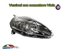 FANALE Proyector Derecho Eléctrico Gris Oscuro Para FIAT Grande Punto 07/2008->