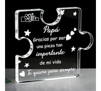 FANAOREN Regalo Dia del Padre Regalos Para Padres Adornos de Acrílico Ideas Regalo Papa Cumpleaños Acción de Gracias Navidad Dia del Padre Regalos Originales Adornos acrilicos