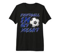 Fanart de Football In My Heart Soccer Lover 2026 Camiseta Premium