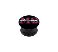 Fanart Vintage con Estampado de Leopardo para el Día del Juego de Misisipi PopSockets PopGrip Adhesivo