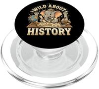 Fanático de la asignatura Escolar Wild About History Elephant PopSockets PopGrip para MagSafe
