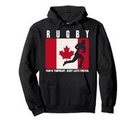 Fanático del Rugby de Canadá - La Gloria Dura para Siempre Sudadera con Capucha