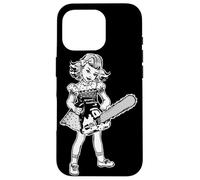 Fanático del Terror Punk gótico de Chainsaw Girl Carcasa para iPhone 16 Pro