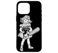 Fanático del Terror Punk gótico de Chainsaw Girl Carcasa para iPhone 16 Pro MAX