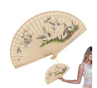 Fanáticos chinos genéricos - Folding Hand Fan | Handheld Fans | Hand Fans with Props Decor Traditional Chineses Dance Fanss for Birthday Dancing Cosplay Wedding Party