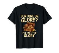 Fanáticos del fútbol Fortuna o Gloria Snacks Humor Camiseta