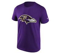 Fanatics - Camiseta NFL Baltimore Ravens Primary Logo Graphic de color lila., morado, L