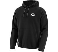 Fanatics Green Bay Packers NFL Interlock - Sudadera con capucha (talla L), diseño de la NFL