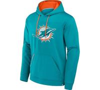 Fanatics Miami Dolphins Defender Dotted NFL - Sudadera con capucha, color aguamarina