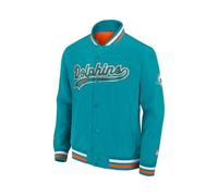 Fanatics Miami Dolphins NFL SATEEN - Chaqueta universitaria, talla S