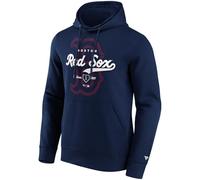Fanatics MLB Boston Red Sox - Sudadera con capucha, diseño con texto "Legacy Stitch Graphic", color azul marino, azul marino, XXL