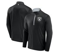 Fanatics NFL Defender - Chaqueta de manga larga con cremallera de un cuarto para hombre