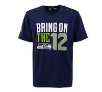 Fanatics NFL Football Camiseta Seattle Seahawks Hometown Fanshirt Bring on the 12, Colores de equipo., large