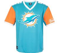 Fanatics Recovered NFL Team Color Block Jersey Jersey, Miami Dolphins., L