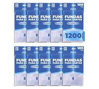 Fanatiko Fundas Cartas Pokemon 1200 uds 67x94 mm | Penny Sleeves Transparentes Sin Ácido | Protector Compatible con Magic, TCG y Cromos Fútbol Coleccionables | Card Sleeves Classic Fit