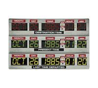 Fanattik back to the future 40th anniversary time circuits lingote - e