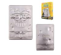 FaNaTtik Bob Esponja Pantalones Cuadrados 25 Aniversario .999 Lingote de metal chapado en plata