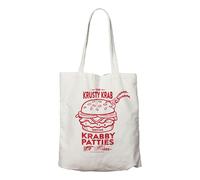Fanattik bob esponja squarepants krusty krab bolsa de algodón de 16 p