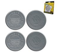 FANATTIK Bob L'EPONGE - Krusty Crab - Set de 4 Piezas de Madera y métal