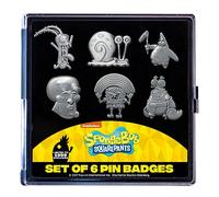 FANATTIK Bob L'EPONGE - Set de 6 pin's édition limitée '9.5x1.5x14.5cm'
