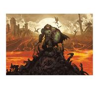 FaNaTtik Doom - Impresión artística numerada de edición limitada A3 de The Dark Ages