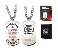 FaNaTtik Fast & Furious - Placa de identificación de acero inoxidable de edición limitada, con licencia oficial, numerada individualmente 47 x 27 mm