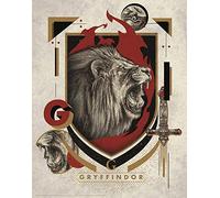 Fanattik Harry Potter - Lámina ilustrada Gryffindor 35.56 X 27.94 cm