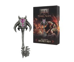 FaNaTtik HOMEDOOM: La Edad Oscura, réplica de Llave Secreta de Metal, edición Limitada (5000 en Todo el Mundo), mercancía Oficial, Color Plateado Antiguo
