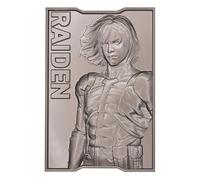FaNaTtik Metal Gear Solid 2 Raiden - Barras de metal coleccionables con licencia oficial, edición limitada 5000 en todo el mundo, numerada con soporte de exhibición