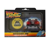 FaNaTtik Moneda de presentación del 40 aniversario de Back to the Future, coleccionable con licencia oficial, numerada individualmente, limitada a 1.985 en todo el mundo, 38 mm de diámetro con caja