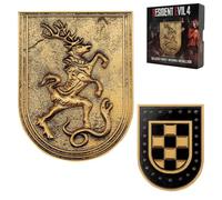 FaNaTtik Resident Evil 4 Salazar Family Insignia - Medallón de metal coleccionable