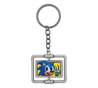 Fanattik sonic the hedgehog - llavero giratorio de metal, edición lim
