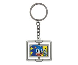 FaNaTtik Sonic the Hedgehog - Llavero giratorio de metal, edición limitada 9,995, numerado individualmente, coleccionable con licencia oficial