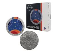 FaNaTtik Starfield Constellation Medallion - Edición limitada de metal coleccionable - Licencia oficial, numerada individualmente 85 mm