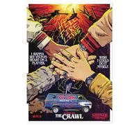 FaNaTtik Stranger Things 5 'The Crawl' Impresión de arte de edición limitada - Carnicero Billy, numeradas individualmente (995 en todo el mundo), A3